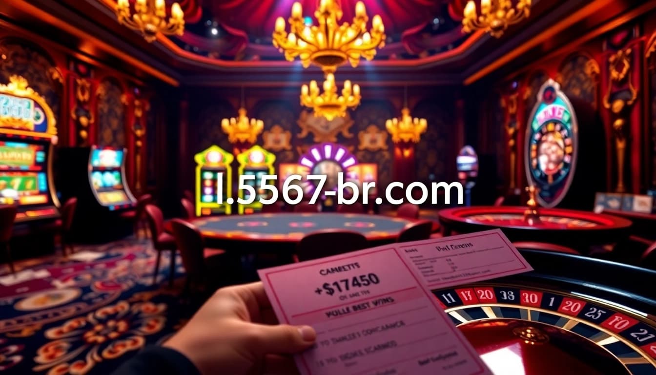 Experience the excitement of winning at l567-br.com in a vibrant casino atmosphere with engaging slot machines.