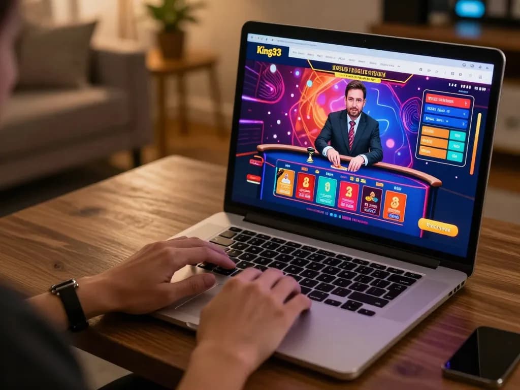 Engage in exciting online gambling at king33 with live dealer games from the comfort of your home
