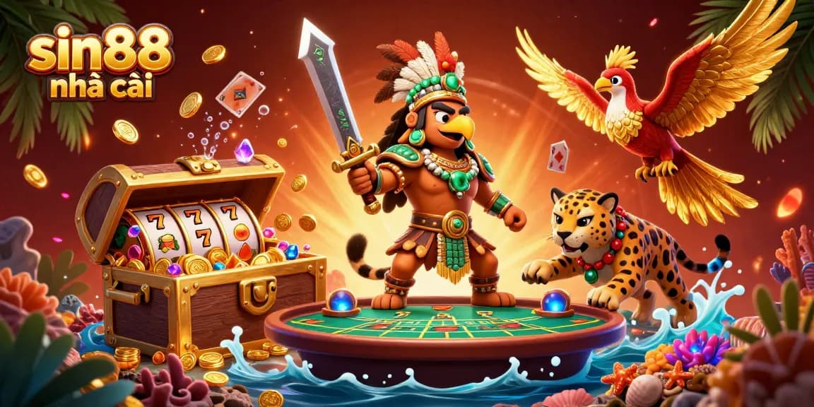 Experience thrilling moments at sin88 nhà cái with vibrant 3D casino characters and dynamic gaming elements.