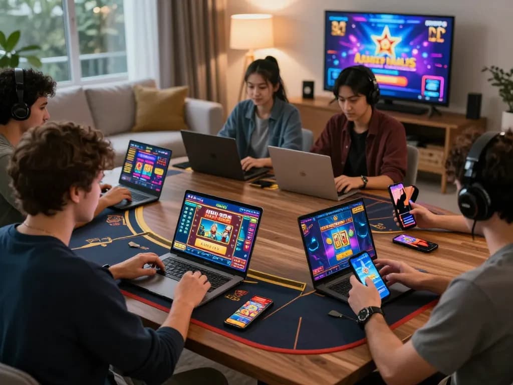 Engaged players on https://8kbett.dev/ enjoying exciting online gaming experience.