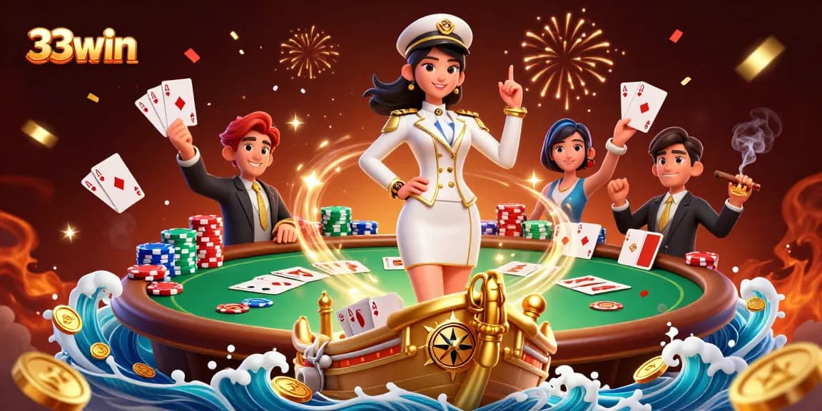 Engage in thrilling gameplay at 33win with poker elements and stunning visuals.