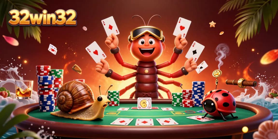 Experience thrilling gaming action at 32win32 with vibrant characters and engaging casino elements.