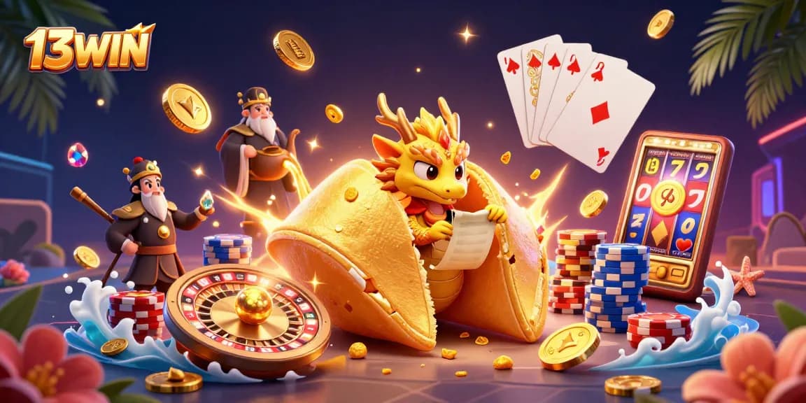 Experience thrilling gameplay and impressive jackpots at 13WIN, with vibrant graphics and exciting casino elements.