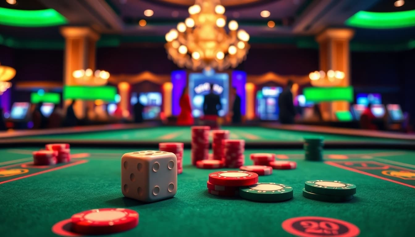 Engage in thrilling games on a site de paris sportif, featuring dynamic casino elements.