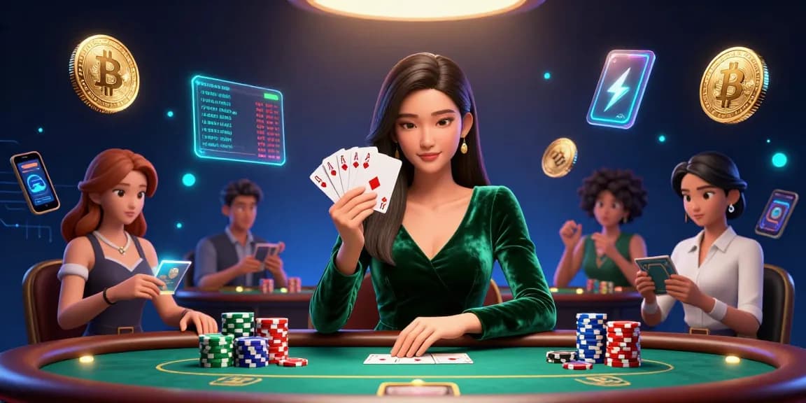 Experimente um jogo de poker estratégico com aa123 nesta dinâmica ilustração de cassino.