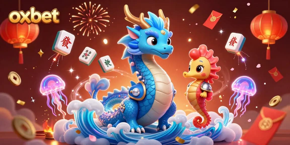 Experience excitement at oxbet with a vibrant 3D illustration of magical casino elements.
