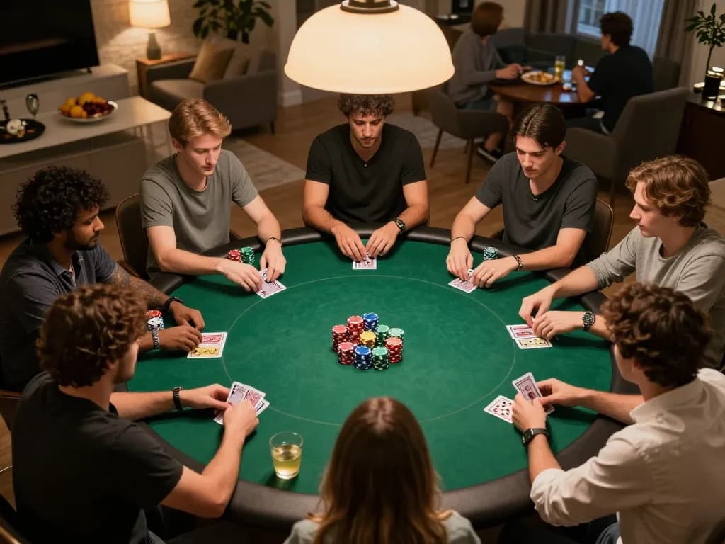 Estratégias suas vitórias nos jogos de pôquer do 668bet com amigos em um ambiente caseiro envolvente.