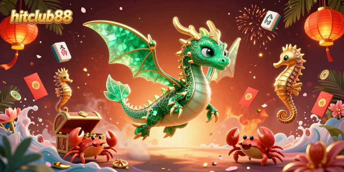 Engage with hitclub88's vibrant 3D casino illustration featuring a treasure-filled sea adventure, embodying dynamic gambling excitement.