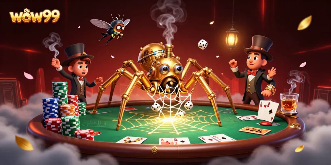 Permainan wow99 yang penuh keberuntungan dan strategi, dengan elemen kasino spektakuler.