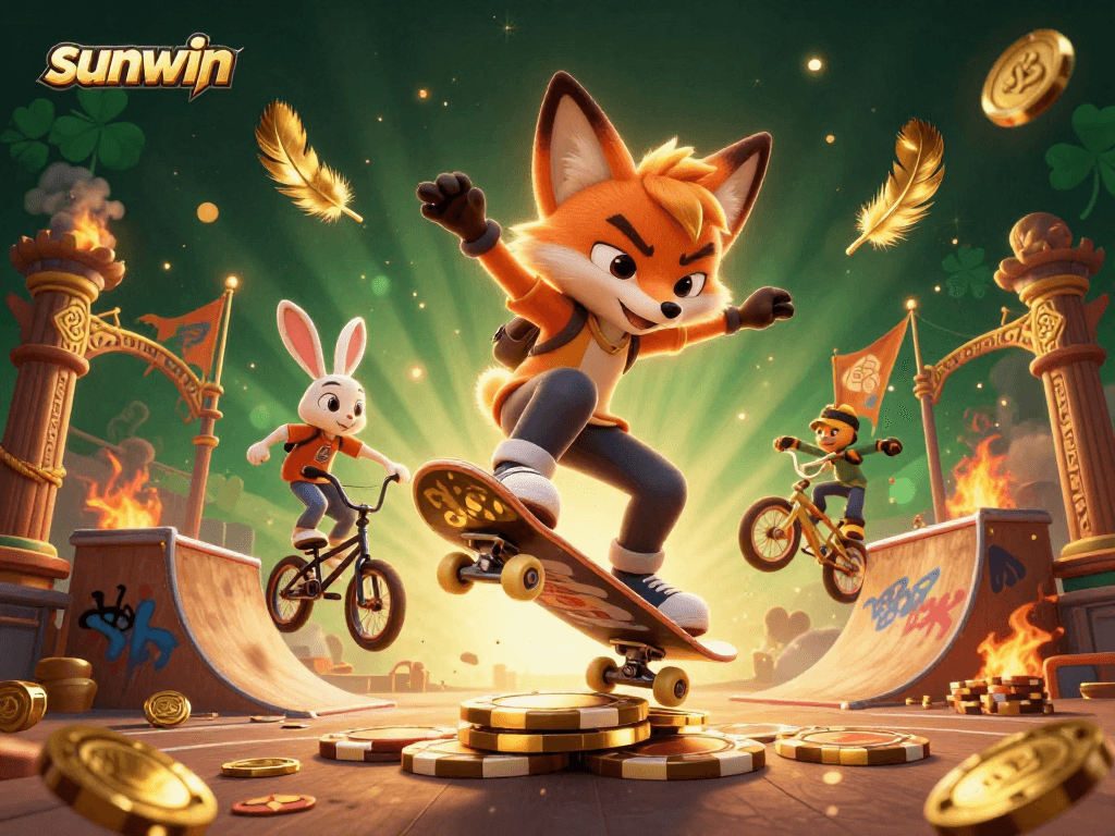 Enhance your winning experience at sunwin with dynamic casino-themed action and vibrant characters.