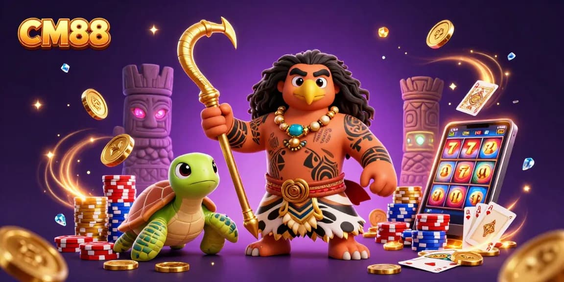 Experience thrilling wins at CM88 with dynamic casino gaming featuring vibrant characters and action.