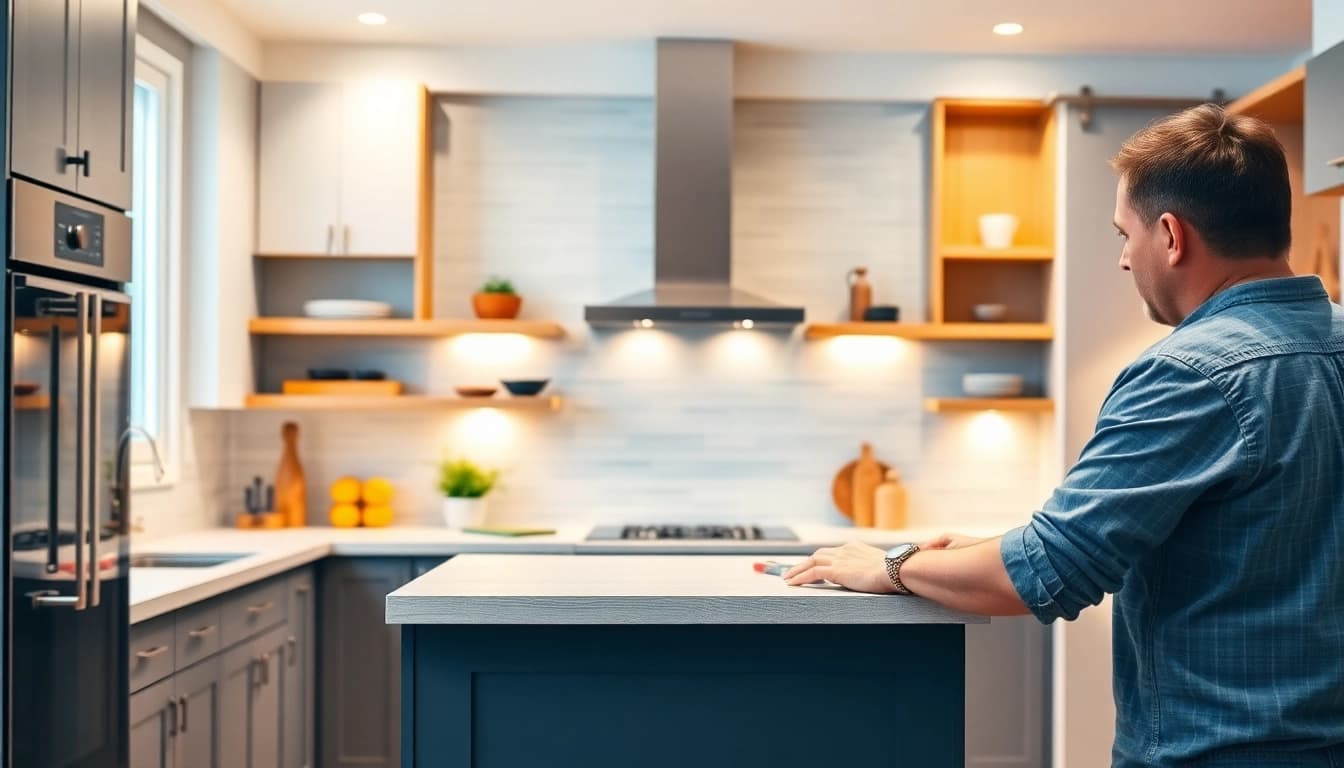 Transform your kitchen with Cabinet Refacing Clearwater FL showcasing expert craftsmanship in a modern kitchen.