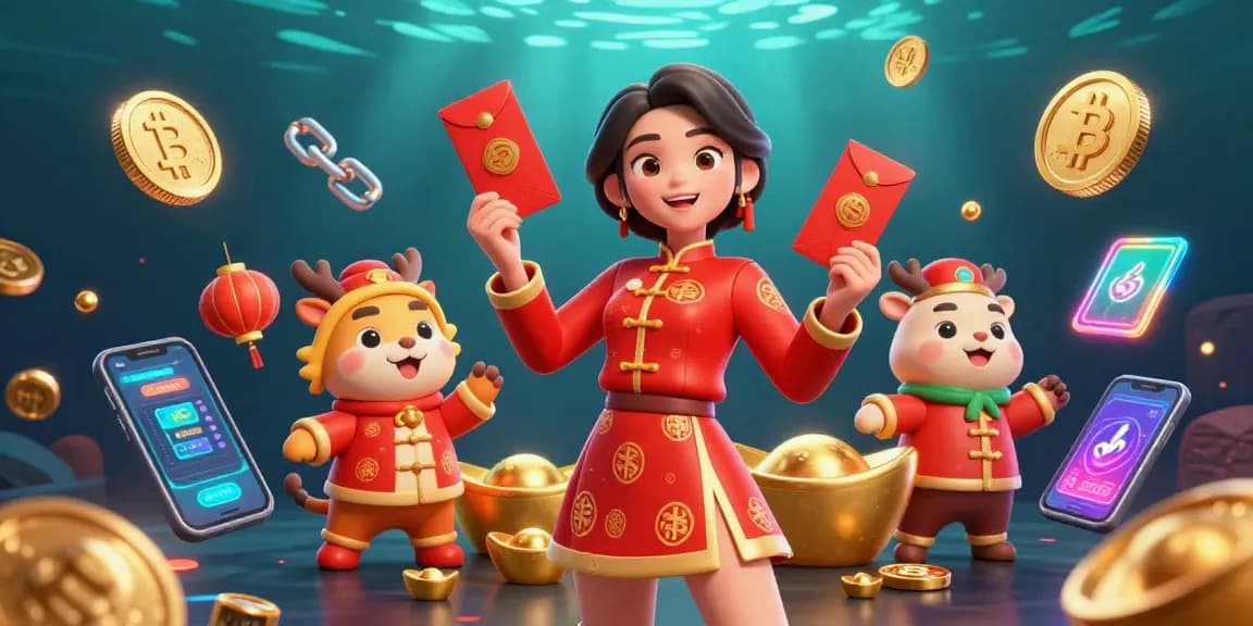 Win with innovative games at 98win com, featuring vibrant casino characters and crypto elements.