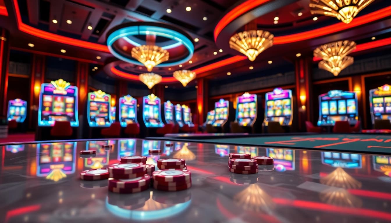 Jouer au nouveau casino en ligne avec des jeux de table élégants et des machines à sous lumineuses.