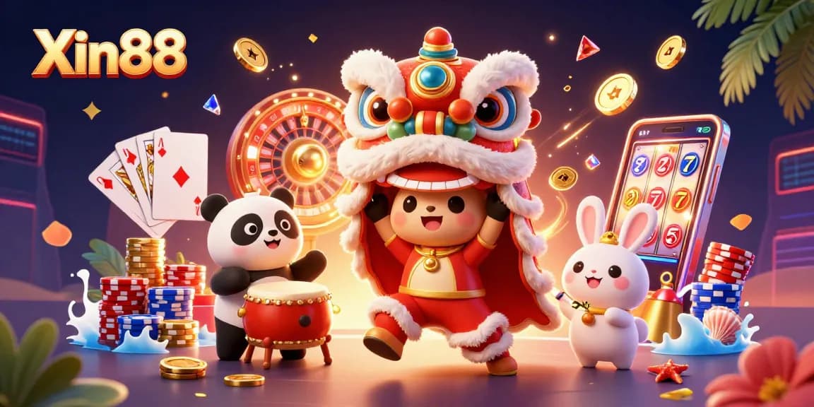 Experience exhilarating winnings with the vibrant Xin88 casino scene featuring dynamic gameplay elements.