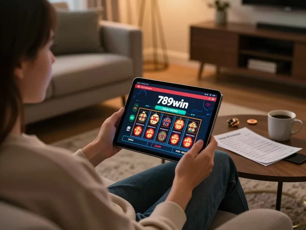 Experience the excitement of online gambling with 789win link mới in a comfortable home setting.