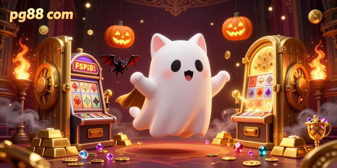 Enjoy thrilling adventures at pg88 com with our haunted casino ghost cat and vibrant treasures.