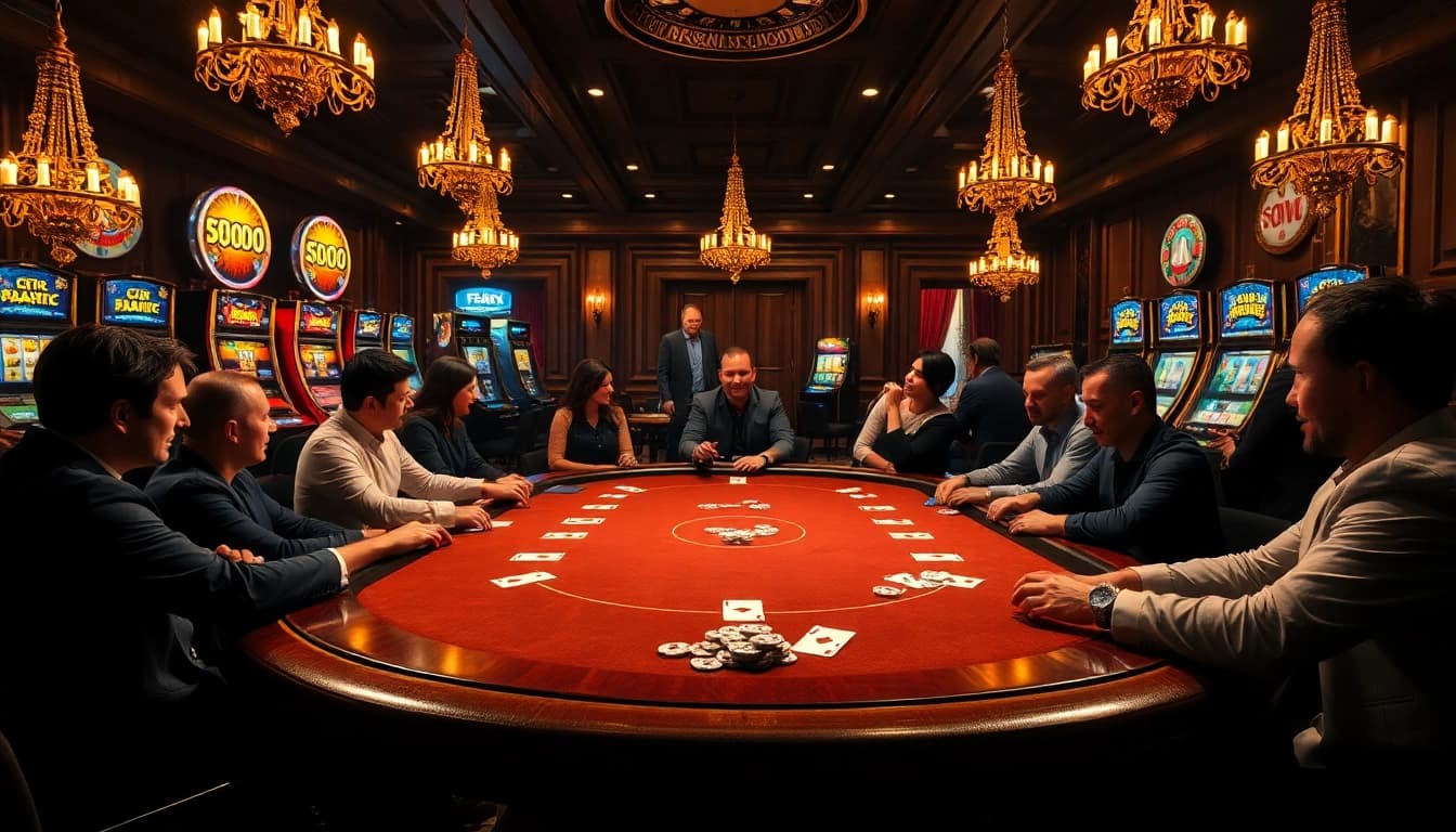 Experience thrilling poker gameplay at tg88 with elegant casino elements.