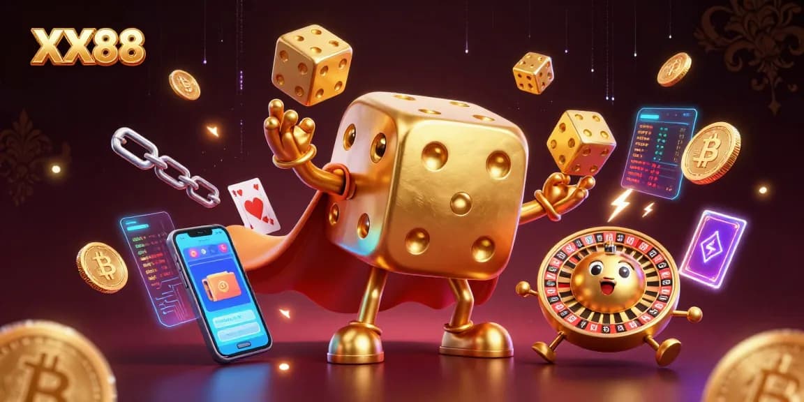 Spin the golden dice at XX88 to unveil crypto rewards and exciting gameplay features!