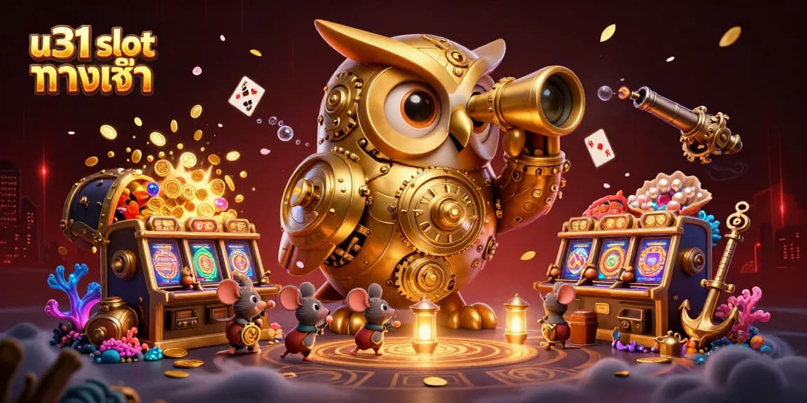 พบกับเกมสล็อต u31 slot ทางเข้า ที่มีนกฮูกทองคำและลูกแพร์ที่เต็มไปด้วยเหรียญทอง!