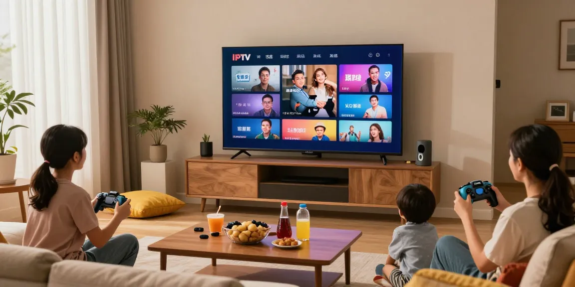 Aproveite a melhor experiência IPTV com bestbraziliptv em família, assistindo conteúdos juntos.