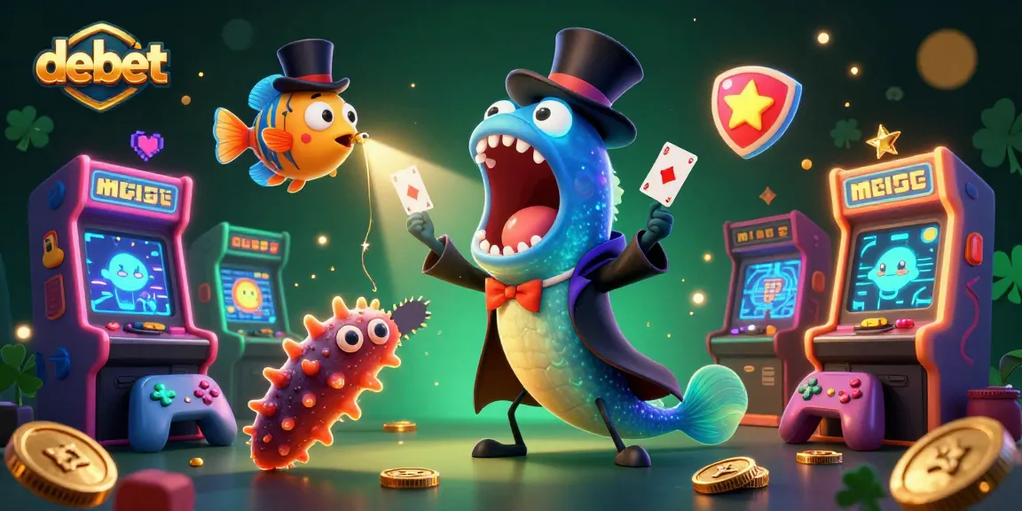 Capture exciting moments while playing debet in a vibrant, animated 3D casino scene.
