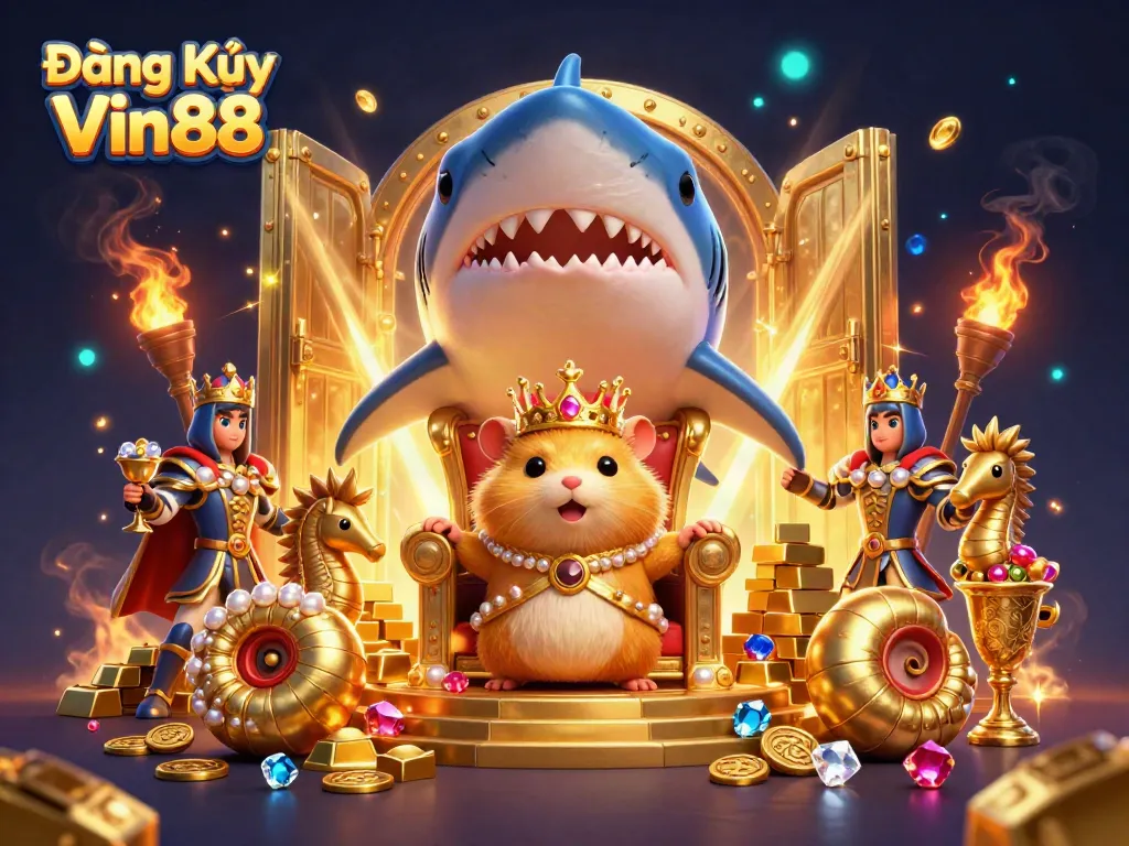 Engage in exciting gameplay with Đăng Ký Vin88 and discover treasures within a vibrant casino world.