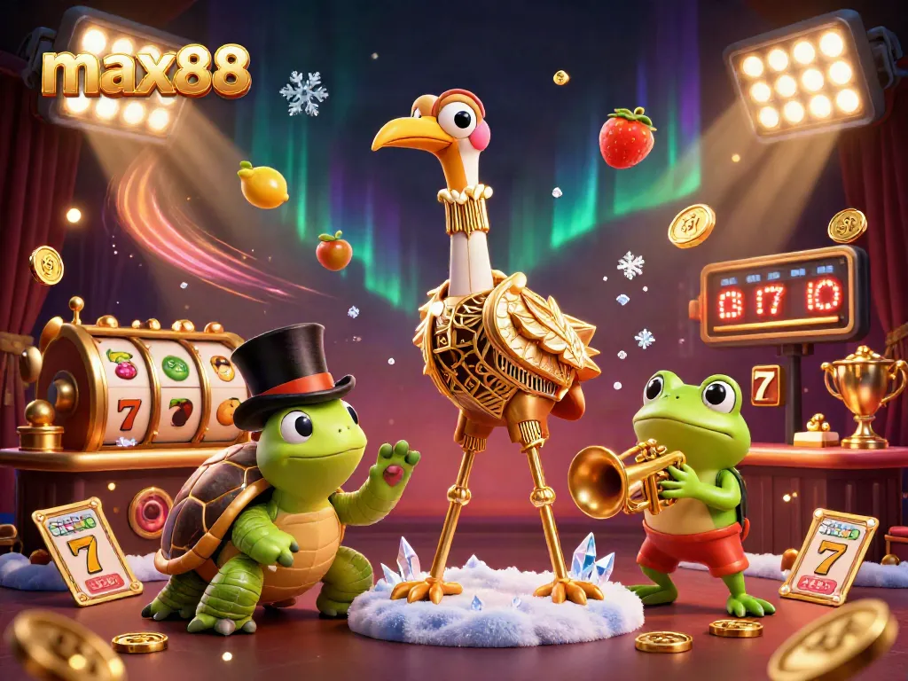 Experience winning strategies at max88 with vibrant casino elements and engaging characters.