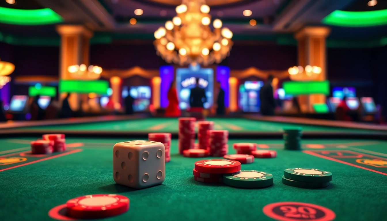 Engage in thrilling games on a site de paris sportif, featuring dynamic casino elements.