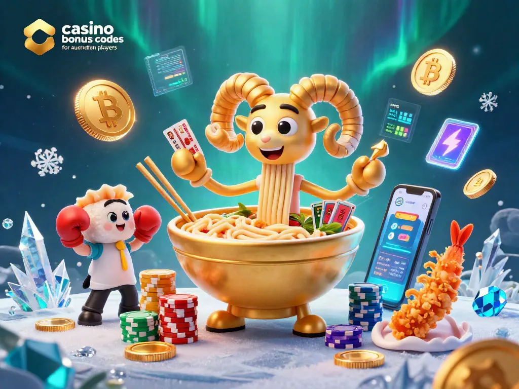 Engage with exclusive casino bonus codes for australian players through this vibrant 3D scene.