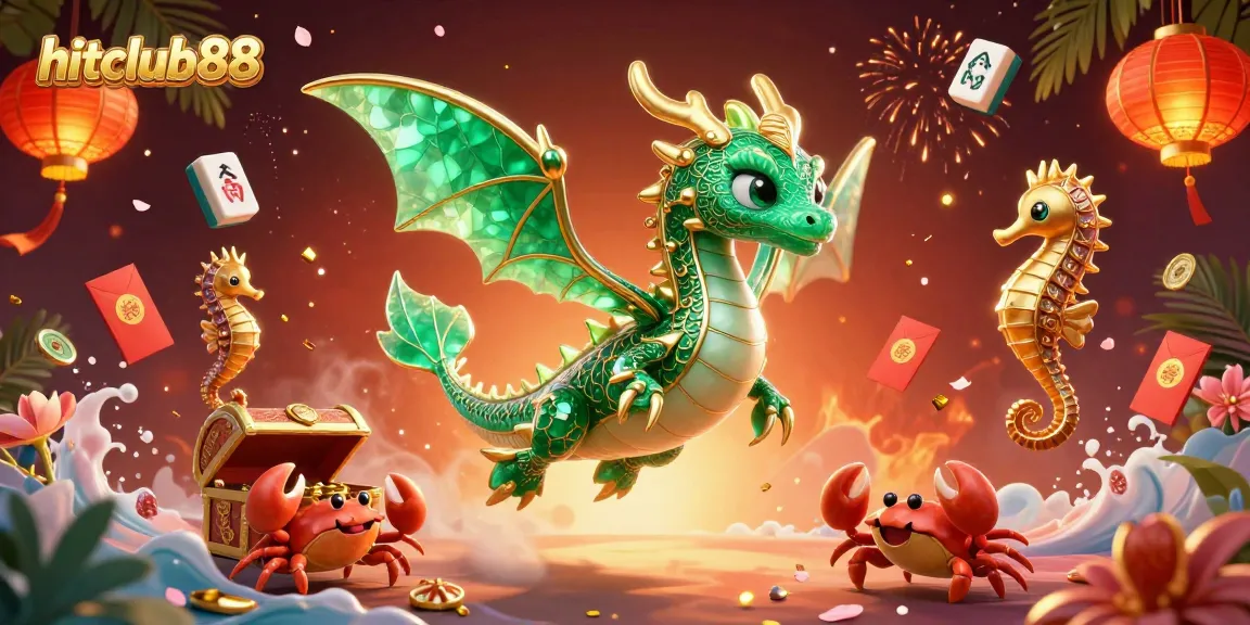 Engage with hitclub88's vibrant 3D casino illustration featuring a treasure-filled sea adventure, embodying dynamic gambling excitement.