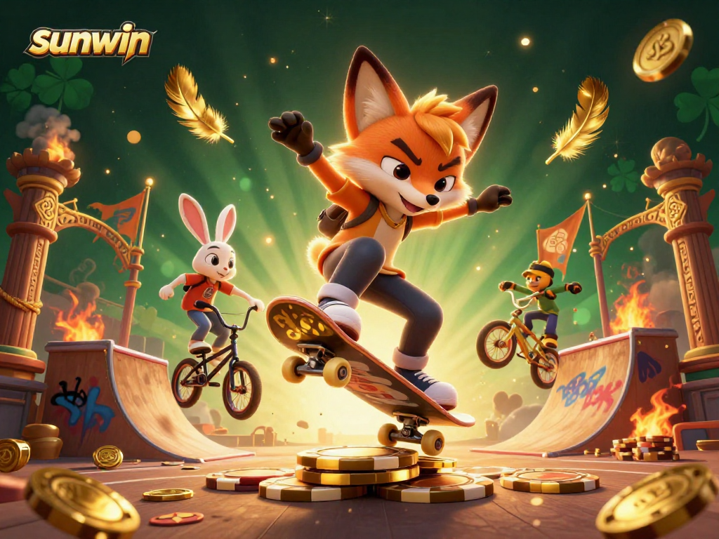 Enhance your winning experience at sunwin with dynamic casino-themed action and vibrant characters.