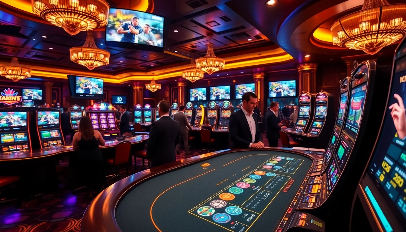 Experience the thrill of betting with XXGG in this sophisticated casino setting.