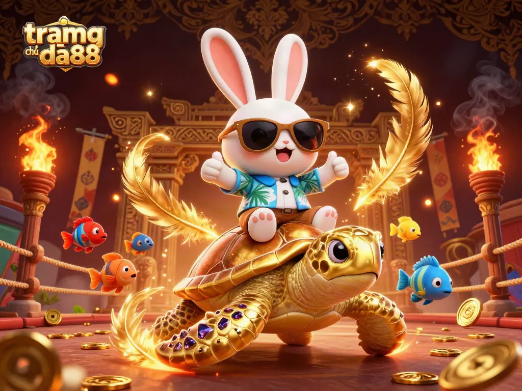 Engage with tramg chủ da88 by placing bets amidst golden treasures and vibrant gaming elements.