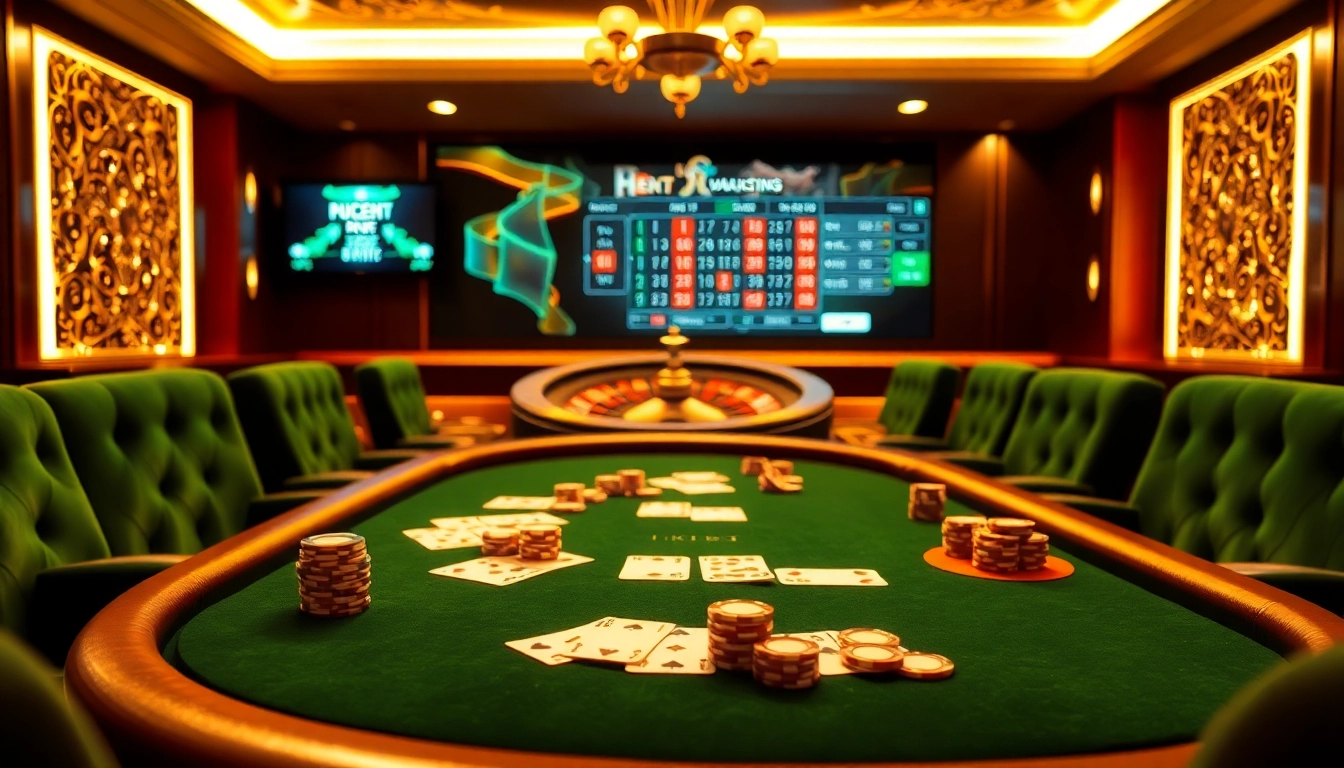Experience the thrill of online gaming at rikbet1.cn.com with poker tables and roulette wheels.
