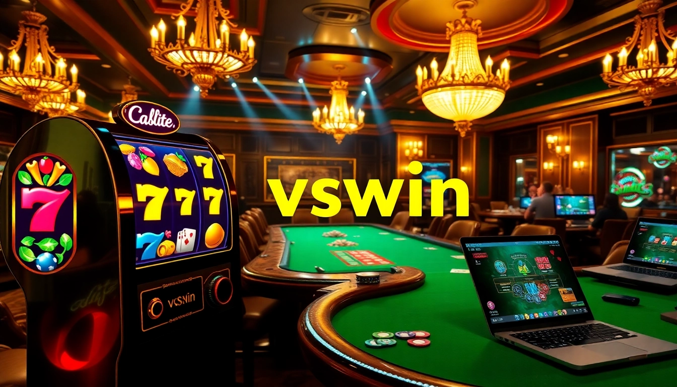 Experience the excitement at VSWIN casino, with thrilling slot machines and poker games.