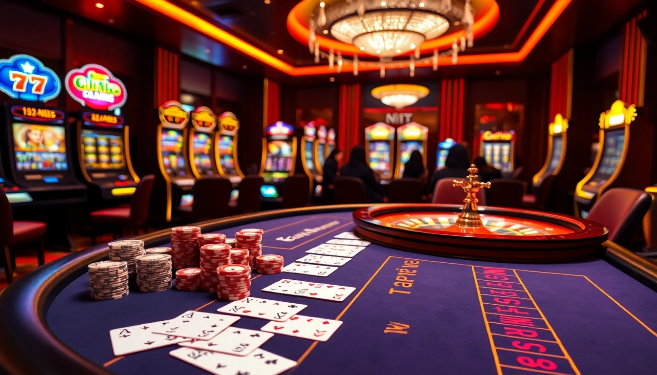 Engaged players enjoying a high-stakes game at rikbet's luxurious casino table.