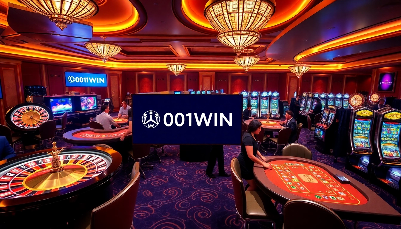 Jogadores aproveitam jogos emocionantes no cassino 001WIN, com roleta, caça-níqueis e pôquer.