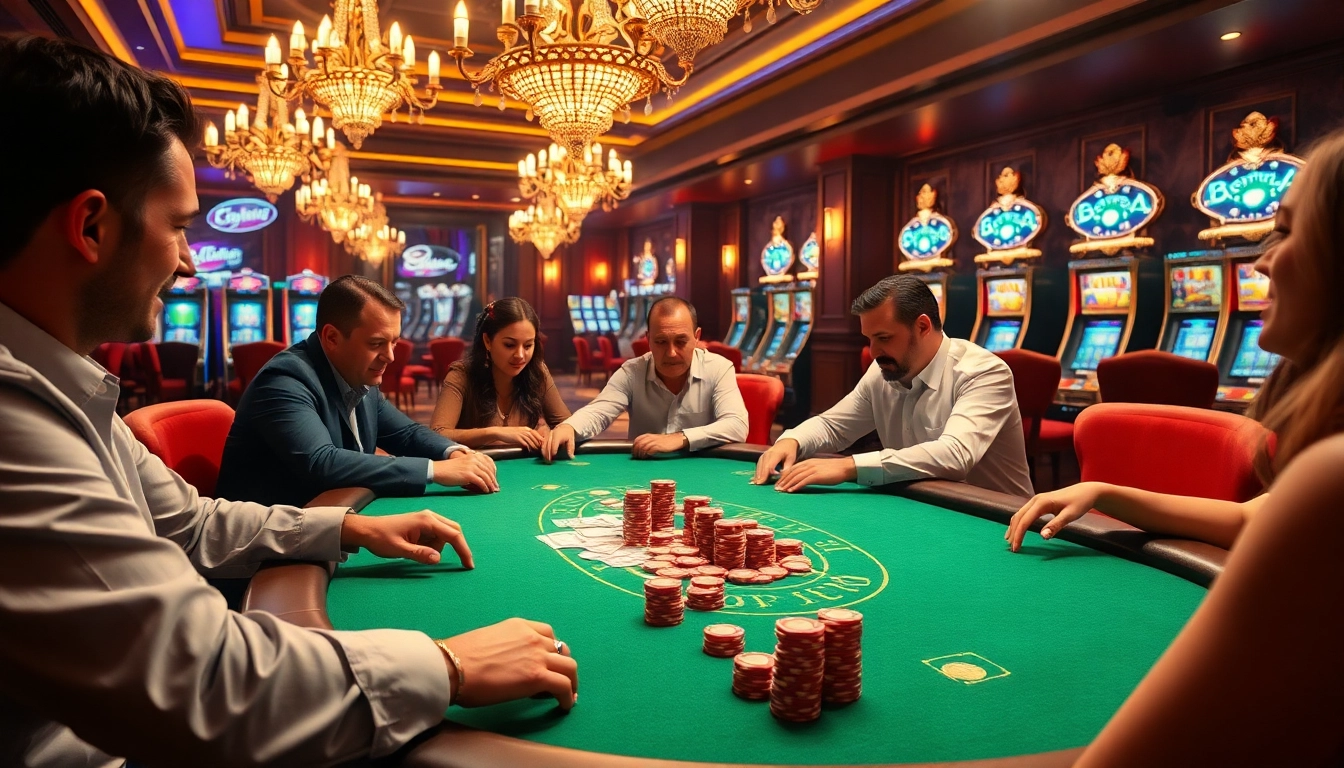Experience thrilling poker action at 399w with vibrant casino ambiance and luxury.